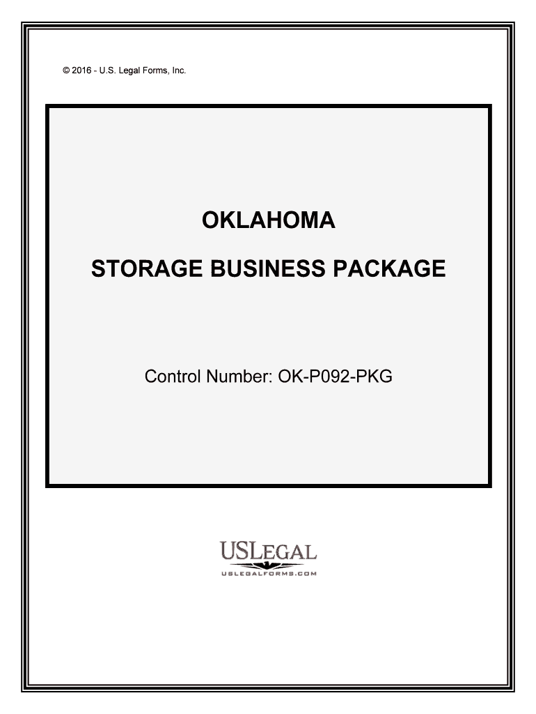 Control Number OK P092 PKG  Form