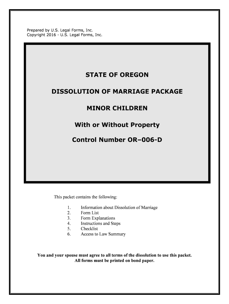 Fill and Sign the Control Number Or006 D Form