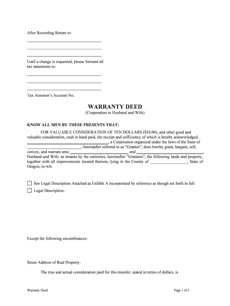 Bill of Sale Form Illinois Warranty Deed Statutory Individual to