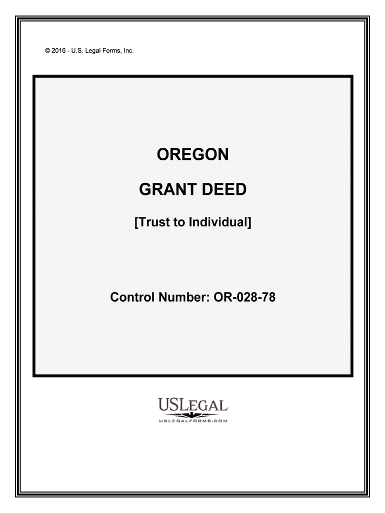 Oregon Real Estate Deed Forms Fill in the Blank Deeds Com