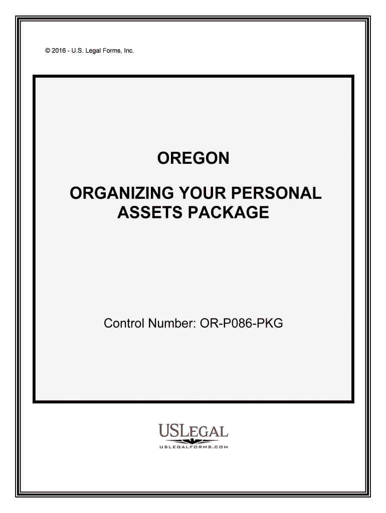 Control Number or P086 PKG  Form