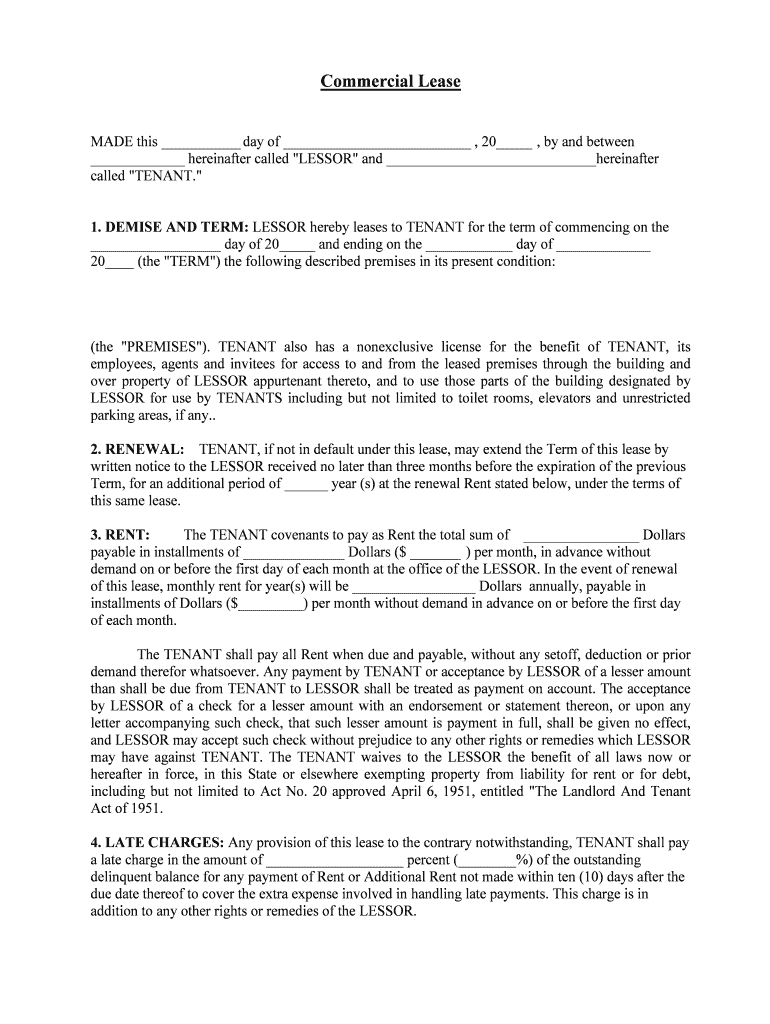 Fill and Sign the Lease between Progressive Bank Na and Angela I Stauver Form