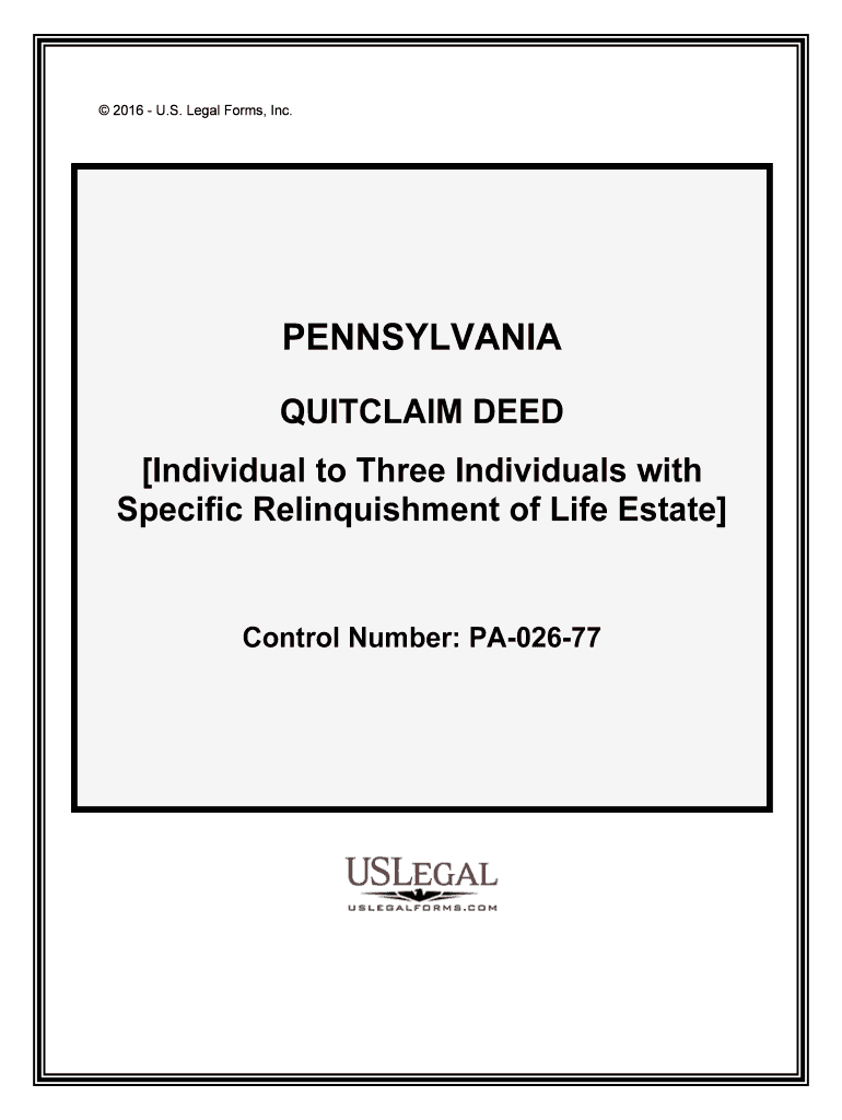 Quitclaim Deeds and Life EstatesWashingtonLawHelp Org  Form