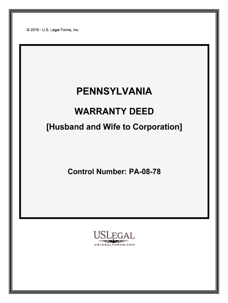 Control Number PA 08 78  Form