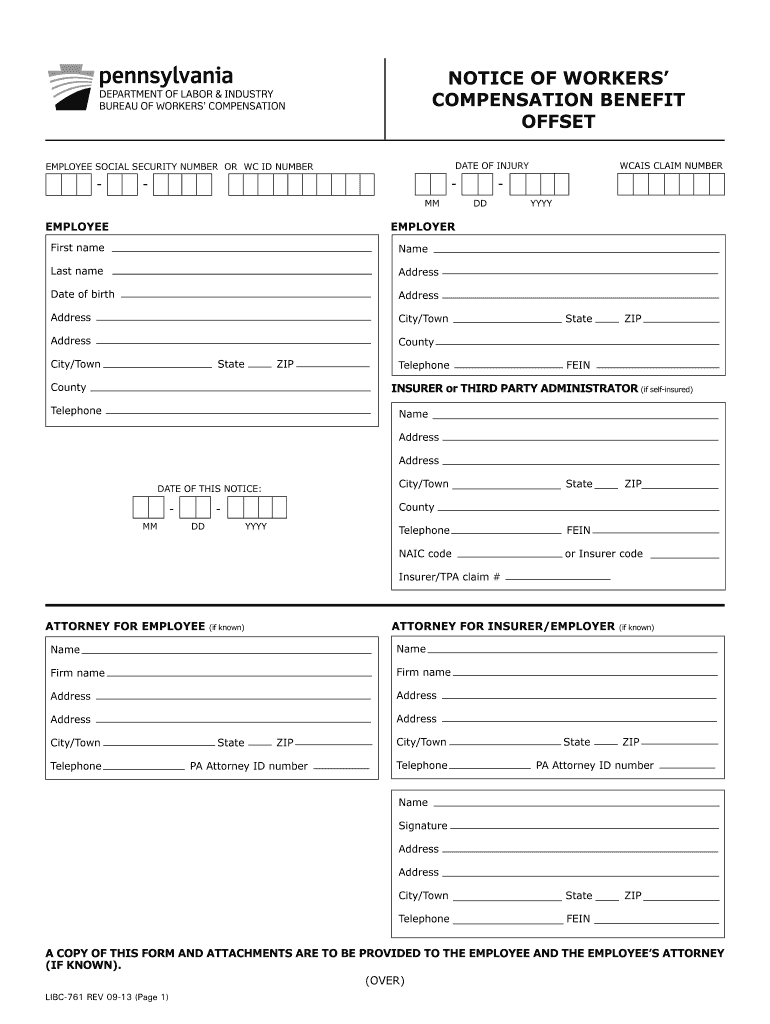 Notice of Claim Against Uninsured Employer PA DLI PA Gov  Form