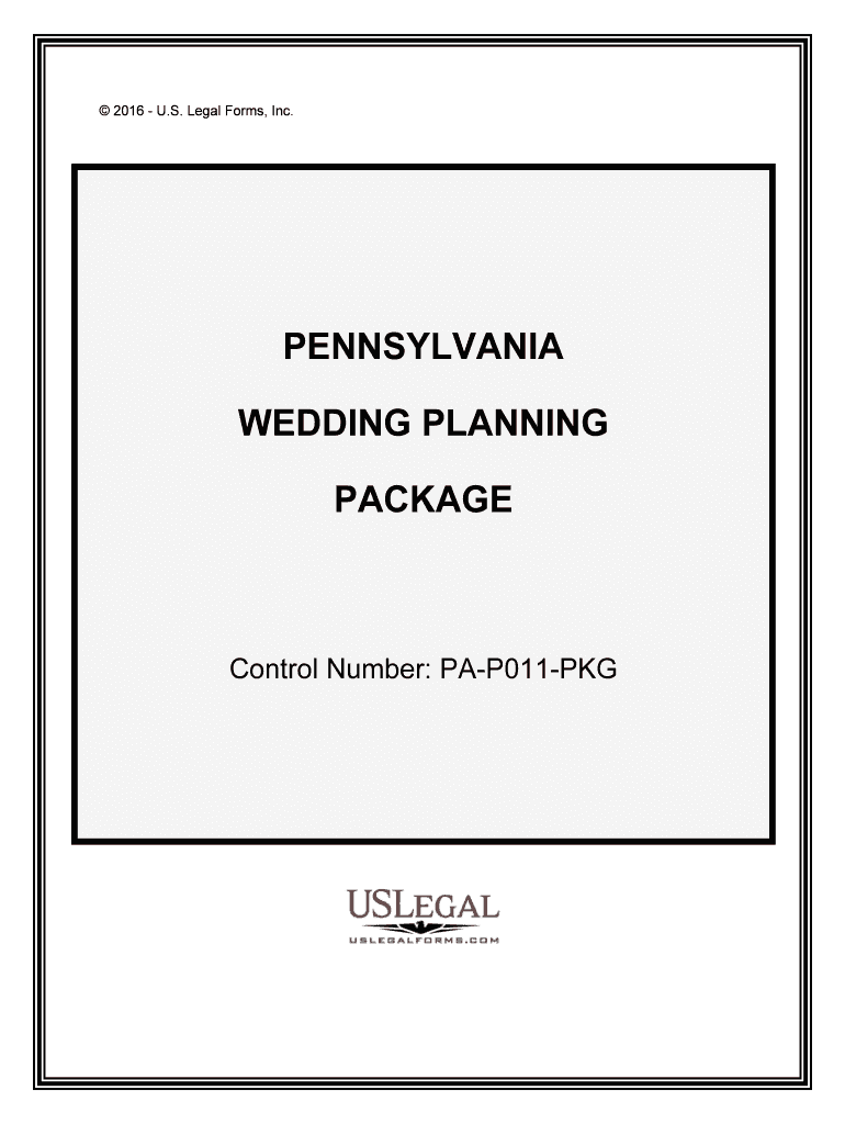 Control Number PA P011 PKG  Form