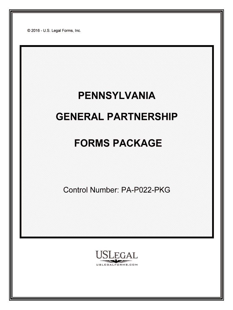 Control Number PA P022 PKG  Form