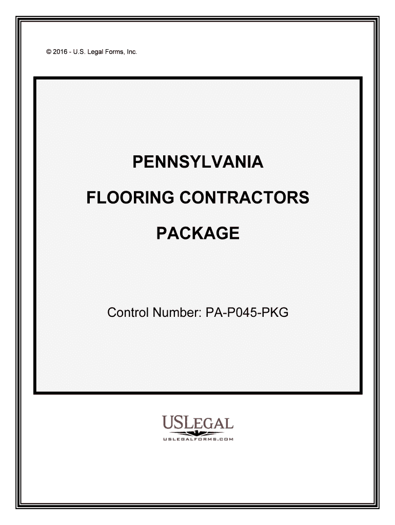 Control Number PA P045 PKG  Form