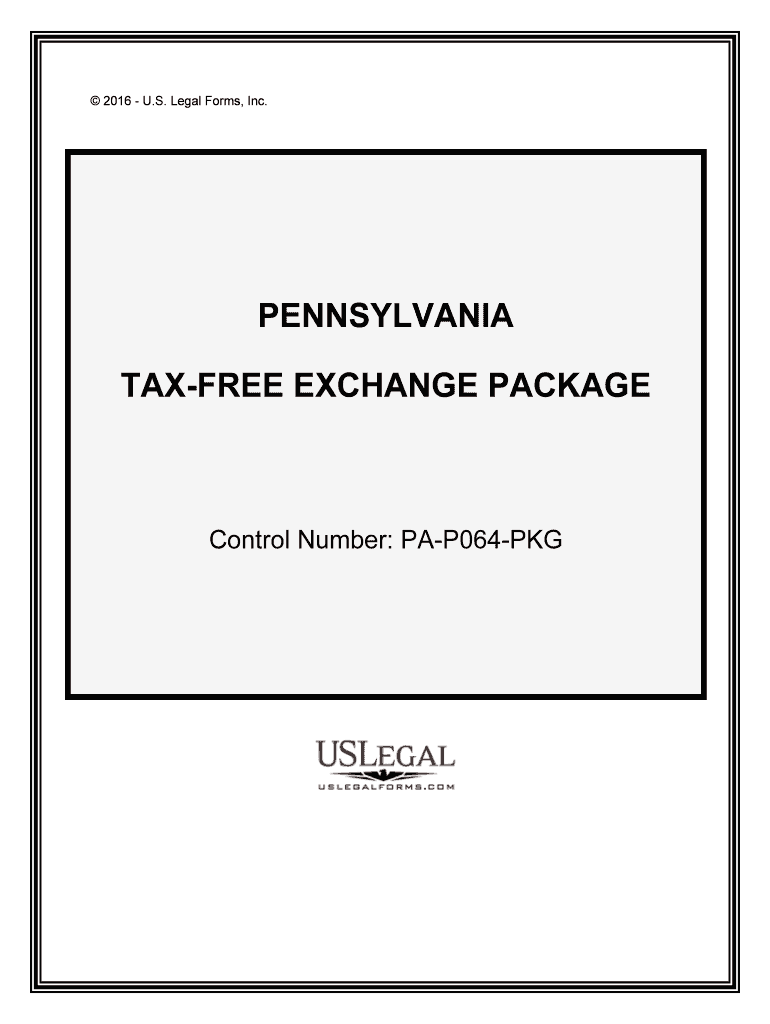 Control Number PA P064 PKG  Form