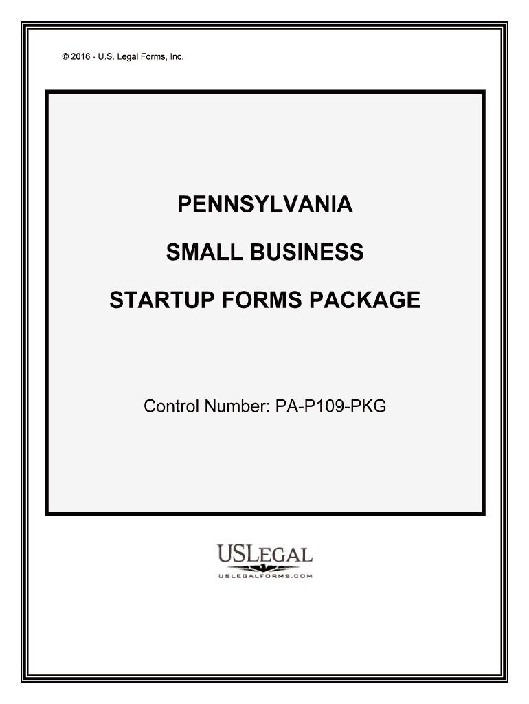 Control Number PA P109 PKG  Form