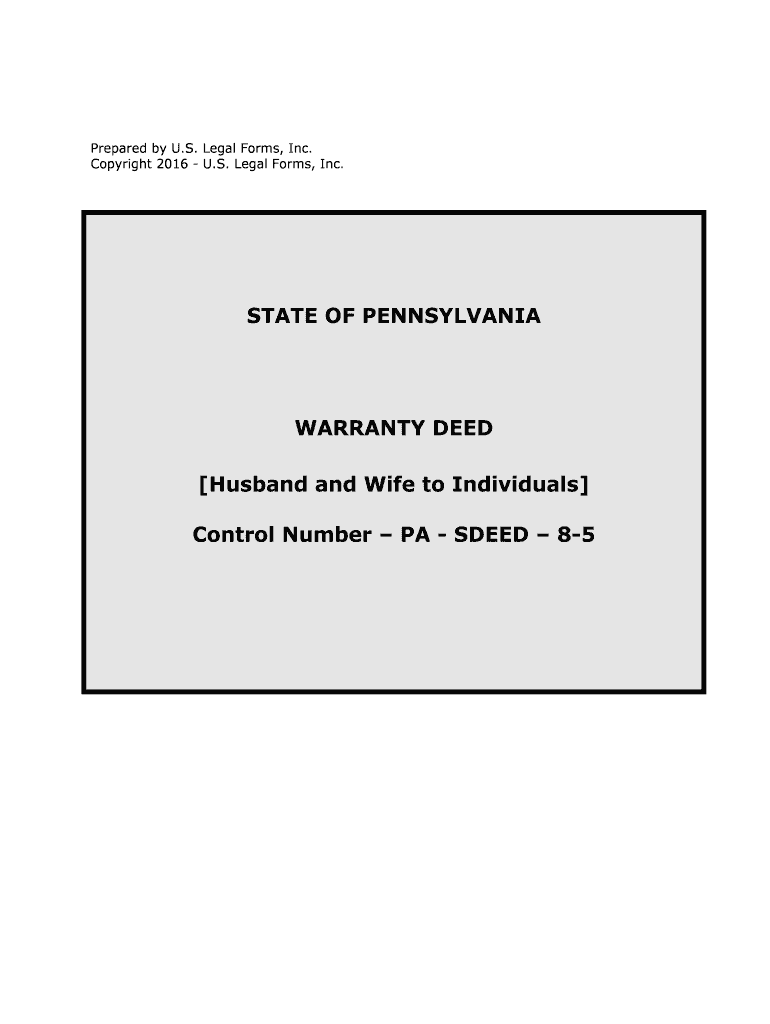 Husband and Wife to Individuals  Form