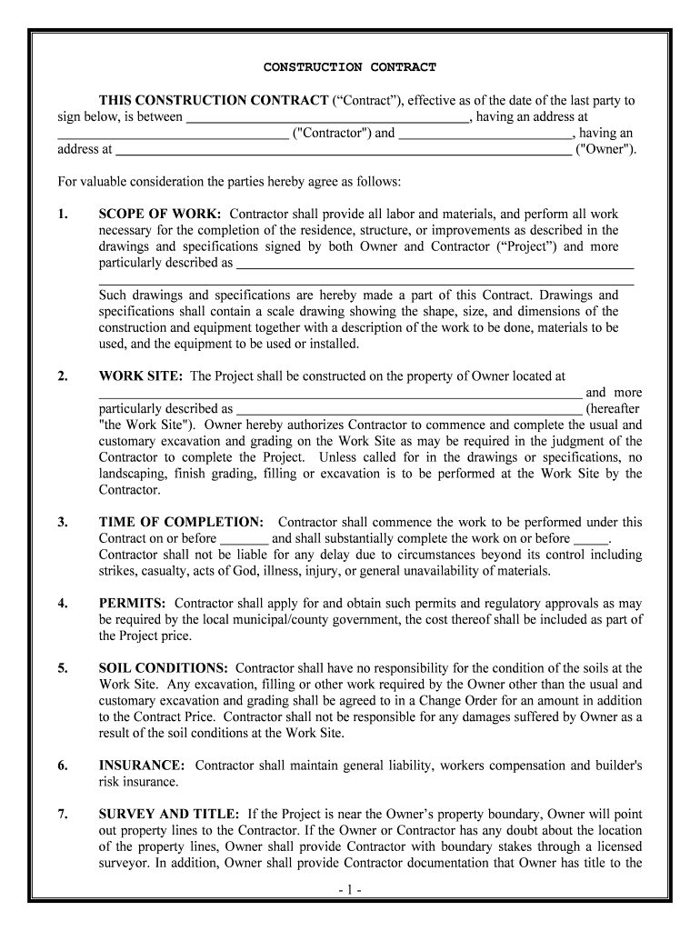 Owner Agrees to Pay Contractor the Actual Cost to Contractor of  Form