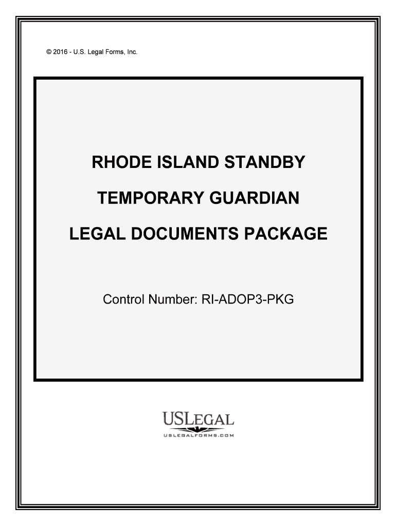 RHODE ISLAND STANDBY  Form