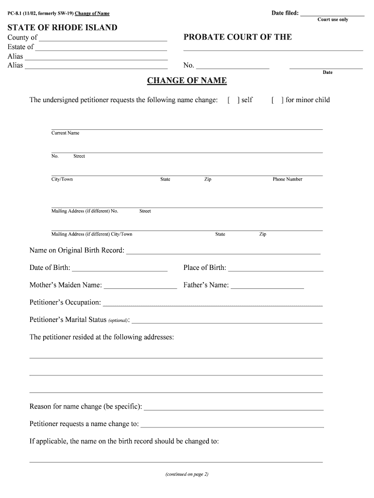 Fillable Online Sos Ri What is a Universal Appointment Bond  Form