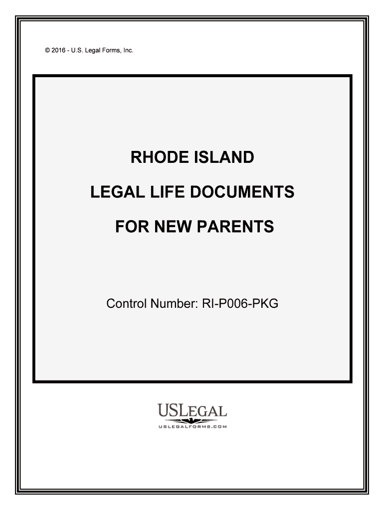 Control Number RI P006 PKG  Form
