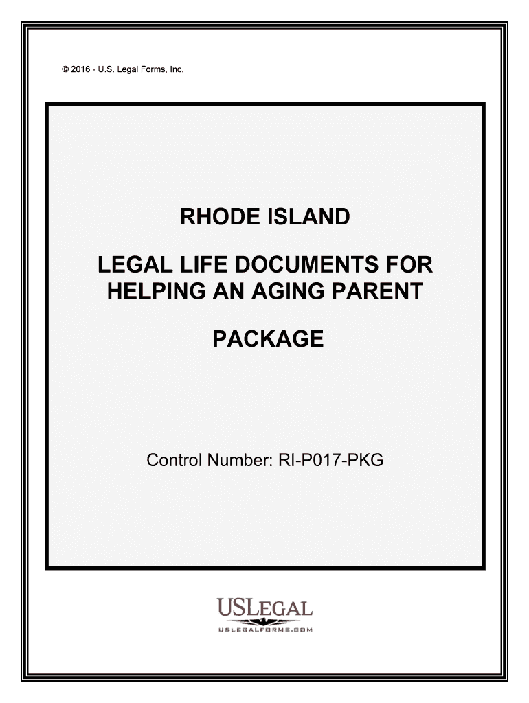 Control Number RI P017 PKG  Form