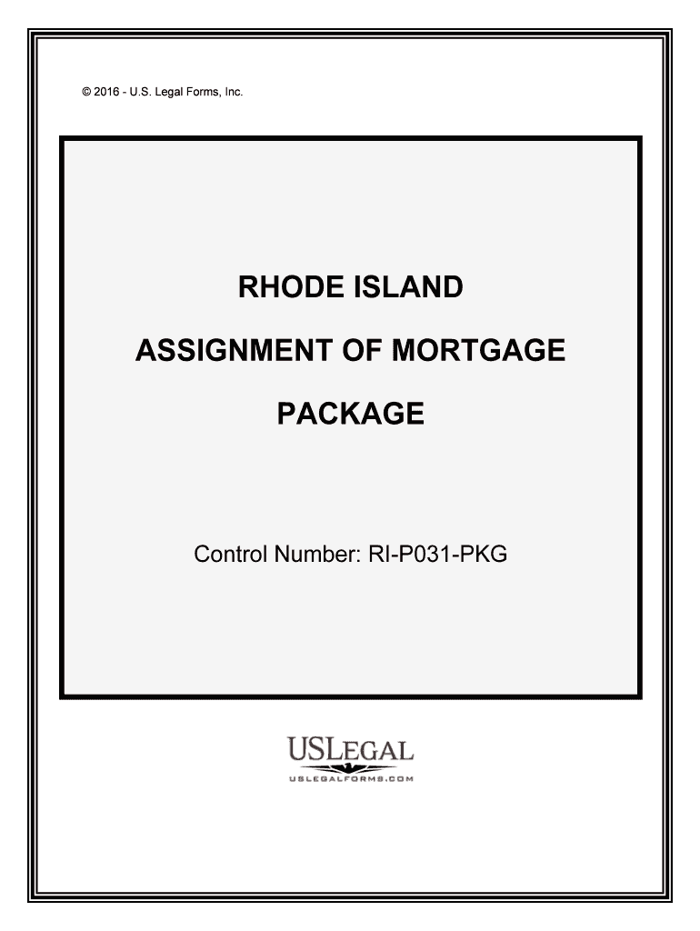 Control Number RI P031 PKG  Form