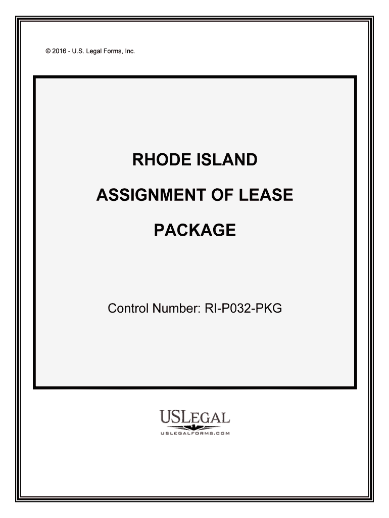 Rhode Island Residential Lease Agreement Legal Form