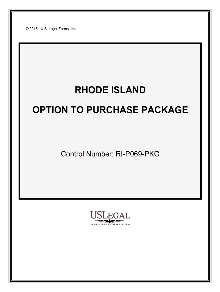 Control Number RI P069 PKG  Form