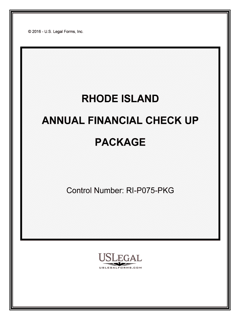 Control Number RI P075 PKG  Form