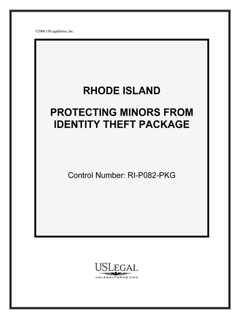 Control Number RI P082 PKG  Form