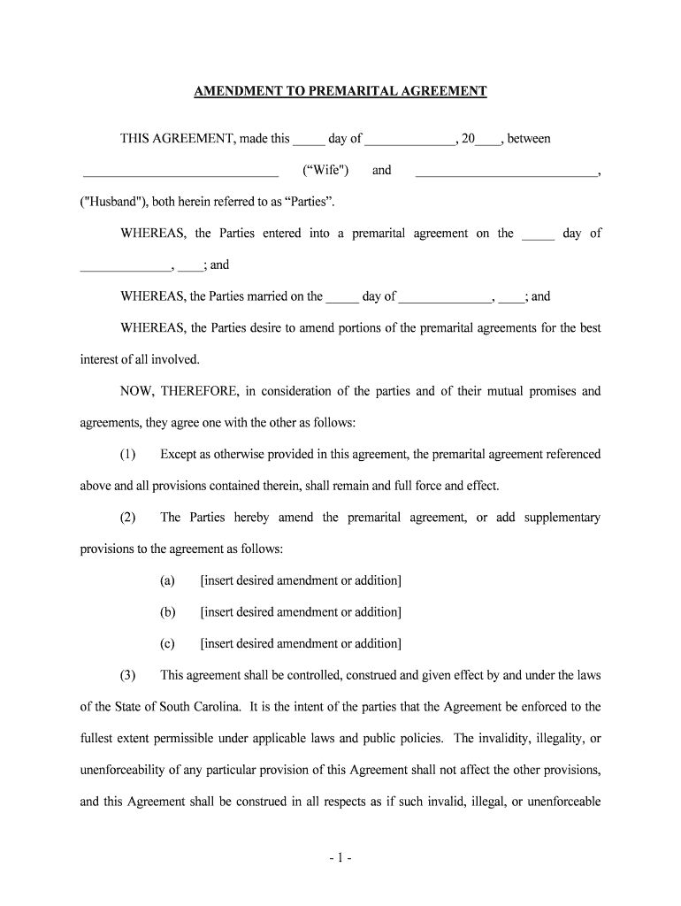 Of the State of South Carolina  Form