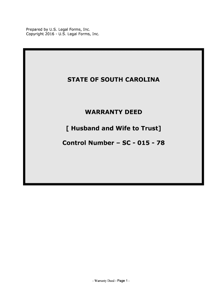 South Carolina Deed Forms US Legal Forms