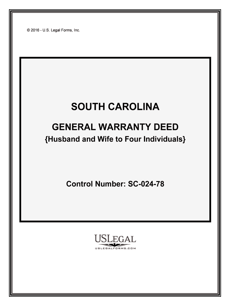 Control Number SC 024 78  Form