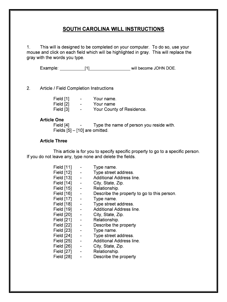 SC Standard Student Transcript South Carolina Department Form