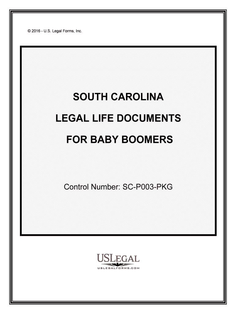 Control Number SC P003 PKG  Form