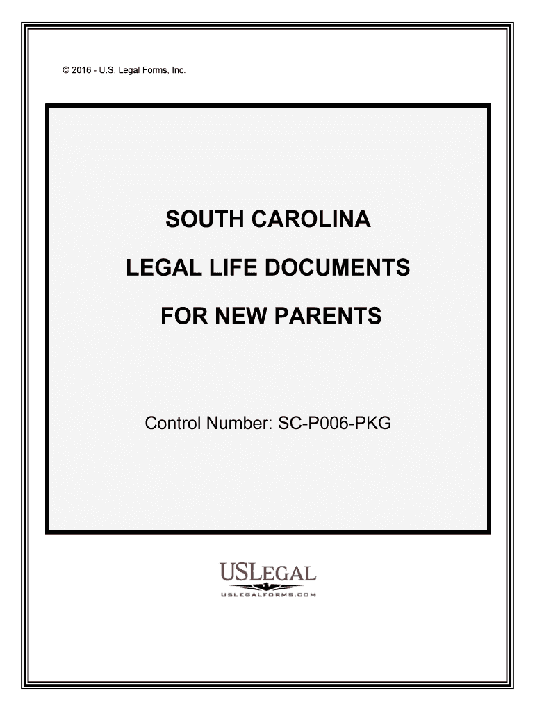 Control Number SC P006 PKG  Form