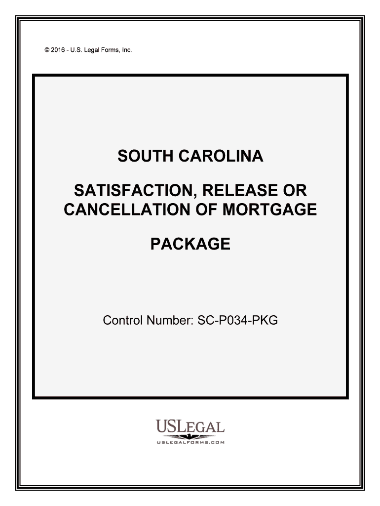 Control Number SC P034 PKG  Form