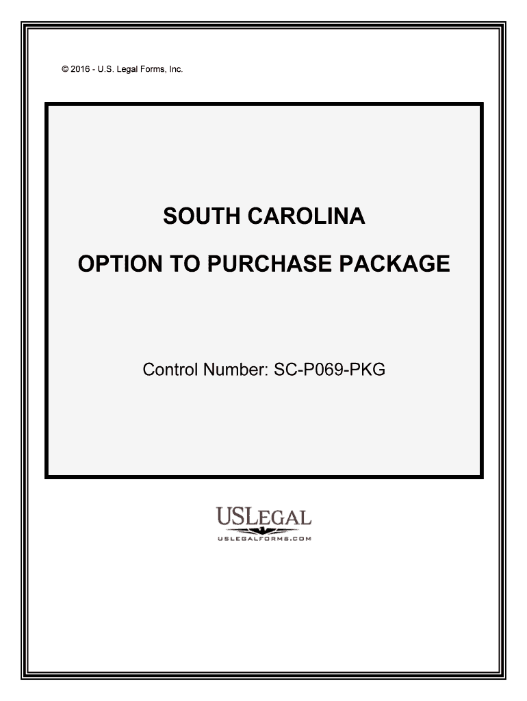 Control Number SC P069 PKG  Form