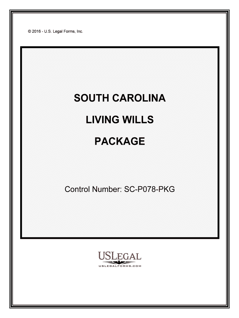 South Carolina Living Will Declaration Form PDF
