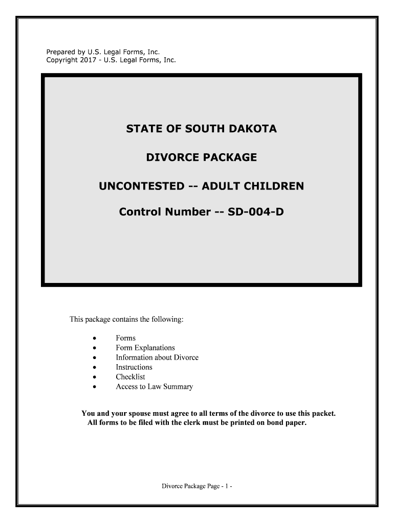 UNCONTESTED ADULT CHILDREN  Form