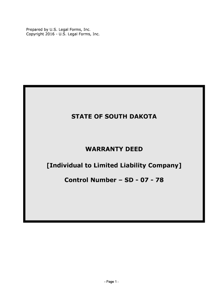 South Dakota Deed Forms US Legal Forms
