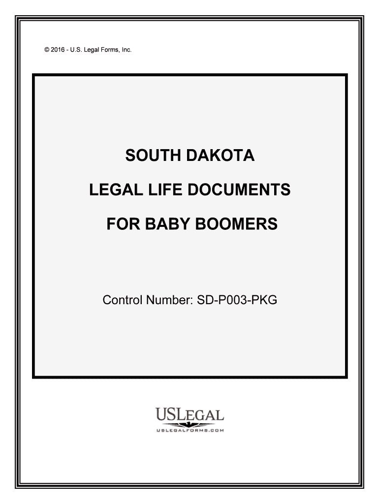 Control Number SD P003 PKG  Form