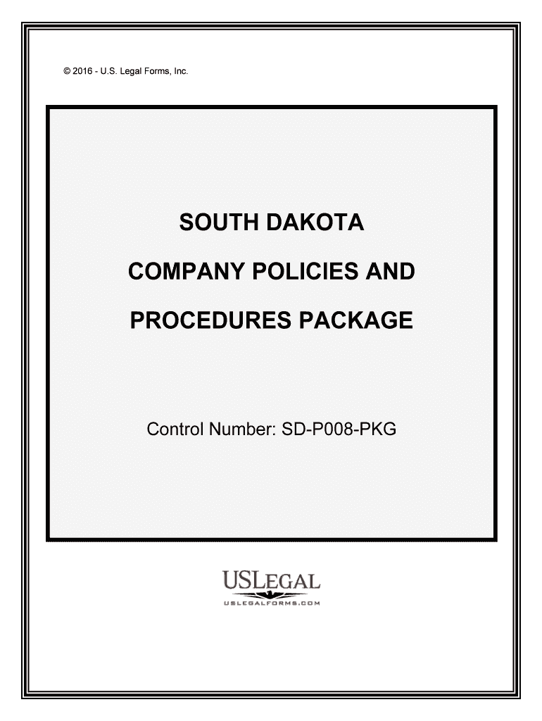 Control Number SD P008 PKG  Form