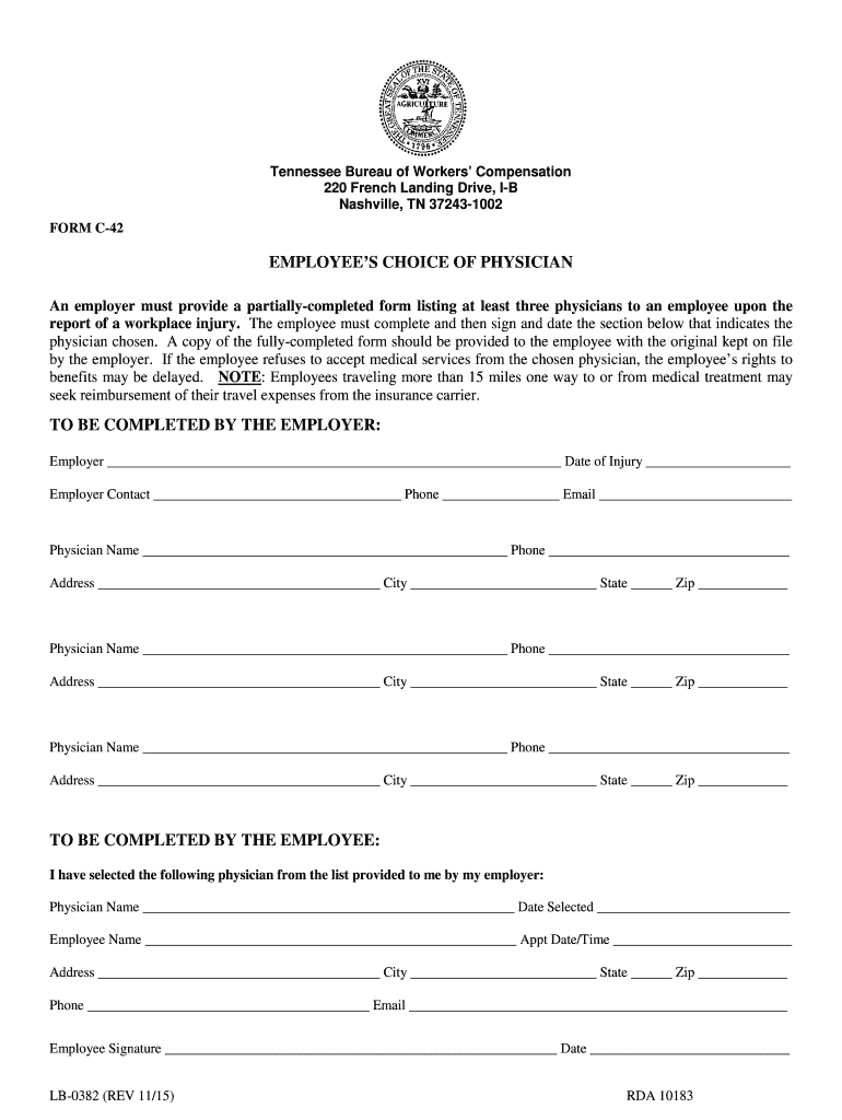 Sedgwick Claims Kit Tennessee US Com  Form