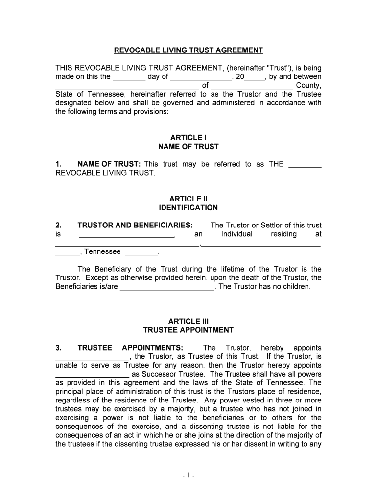 As Provided in This Agreement and the Laws of the State of Tennessee  Form