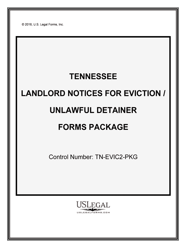the Eviction Process in Tennessee Rules for Landlords and  Form