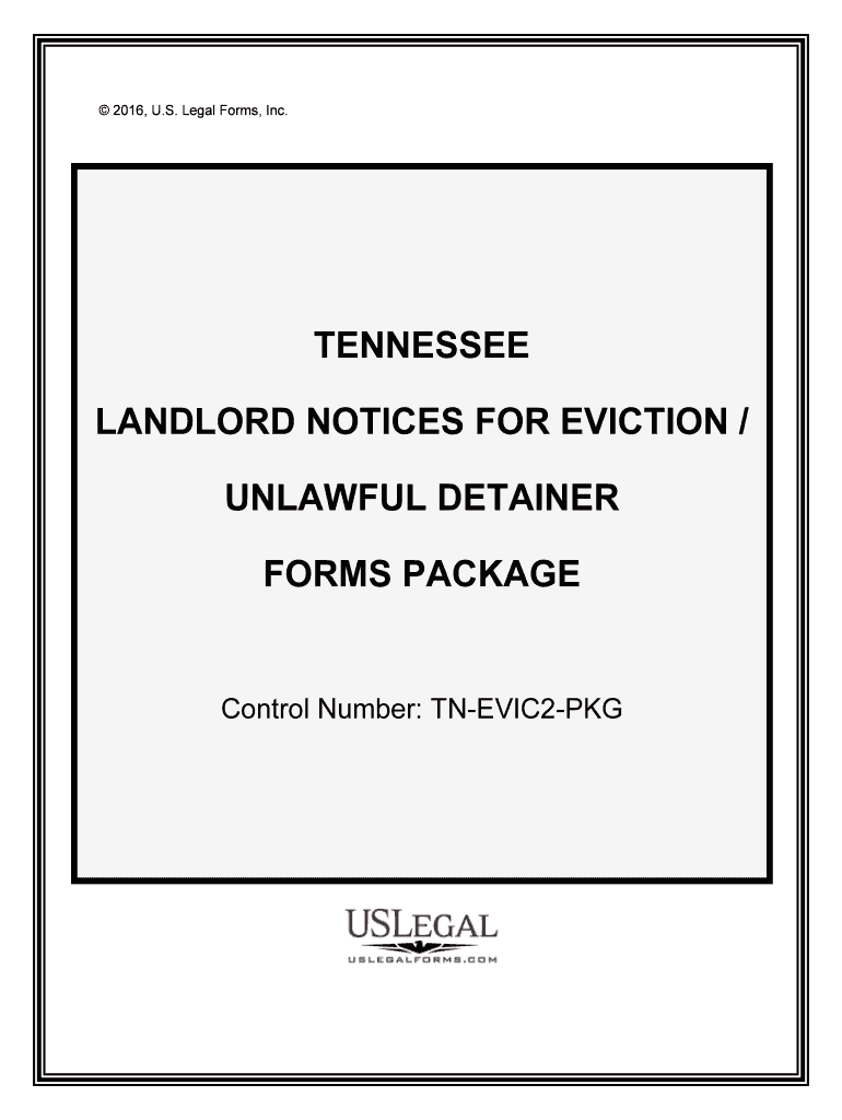 The Eviction Process in Tennessee Rules for Landlords and  Form