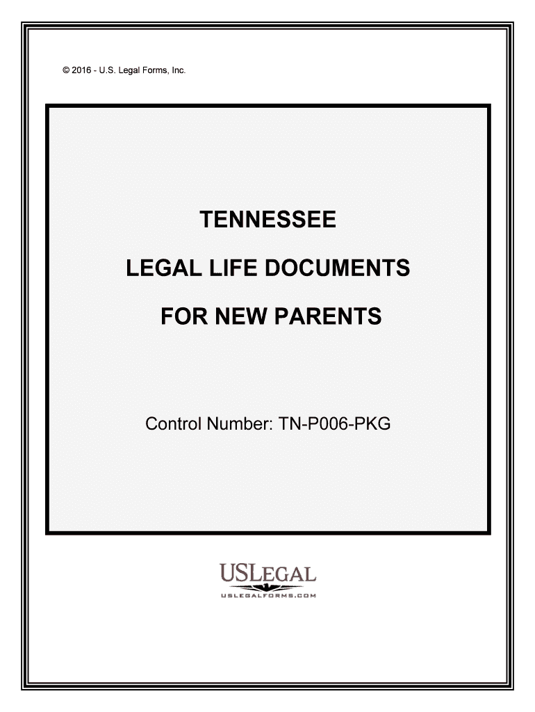 Control Number TN P006 PKG  Form