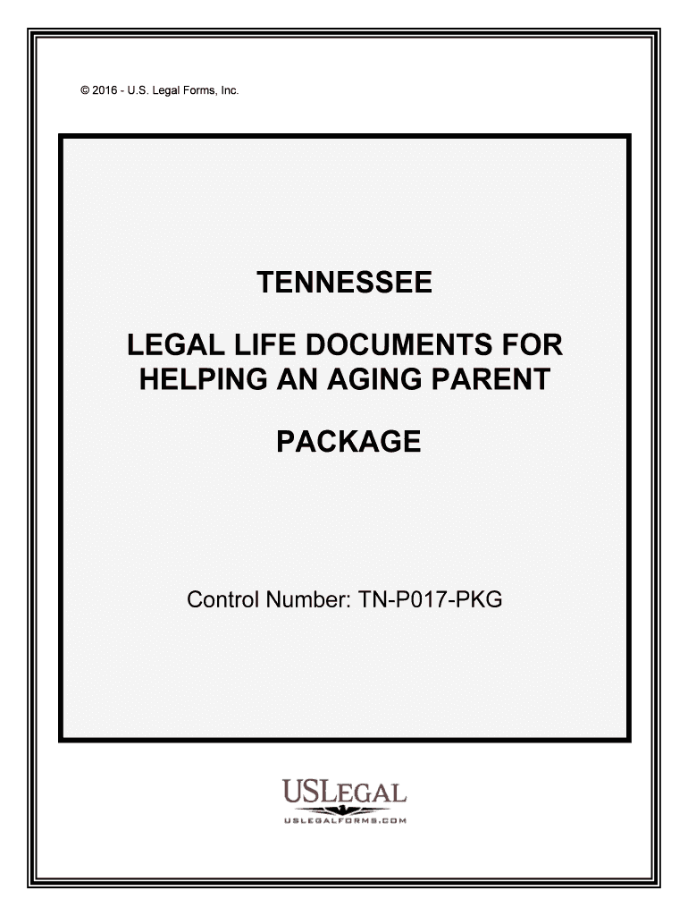 Control Number TN P017 PKG  Form