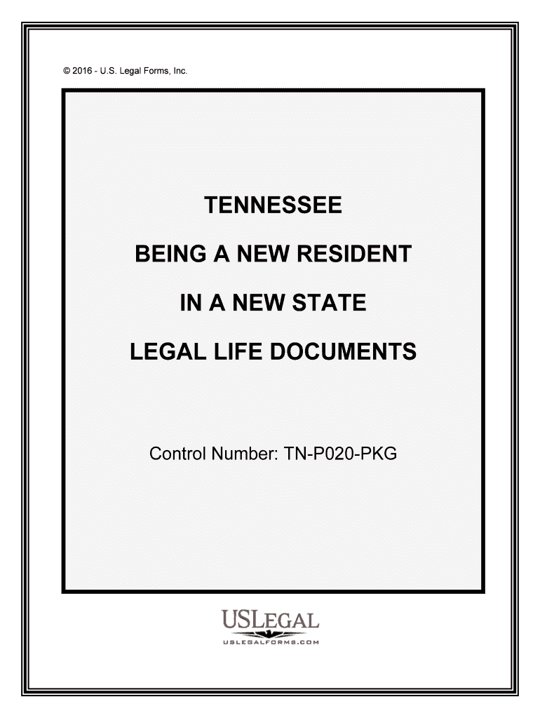 Control Number TN P020 PKG  Form