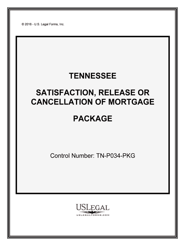 Control Number TN P034 PKG  Form