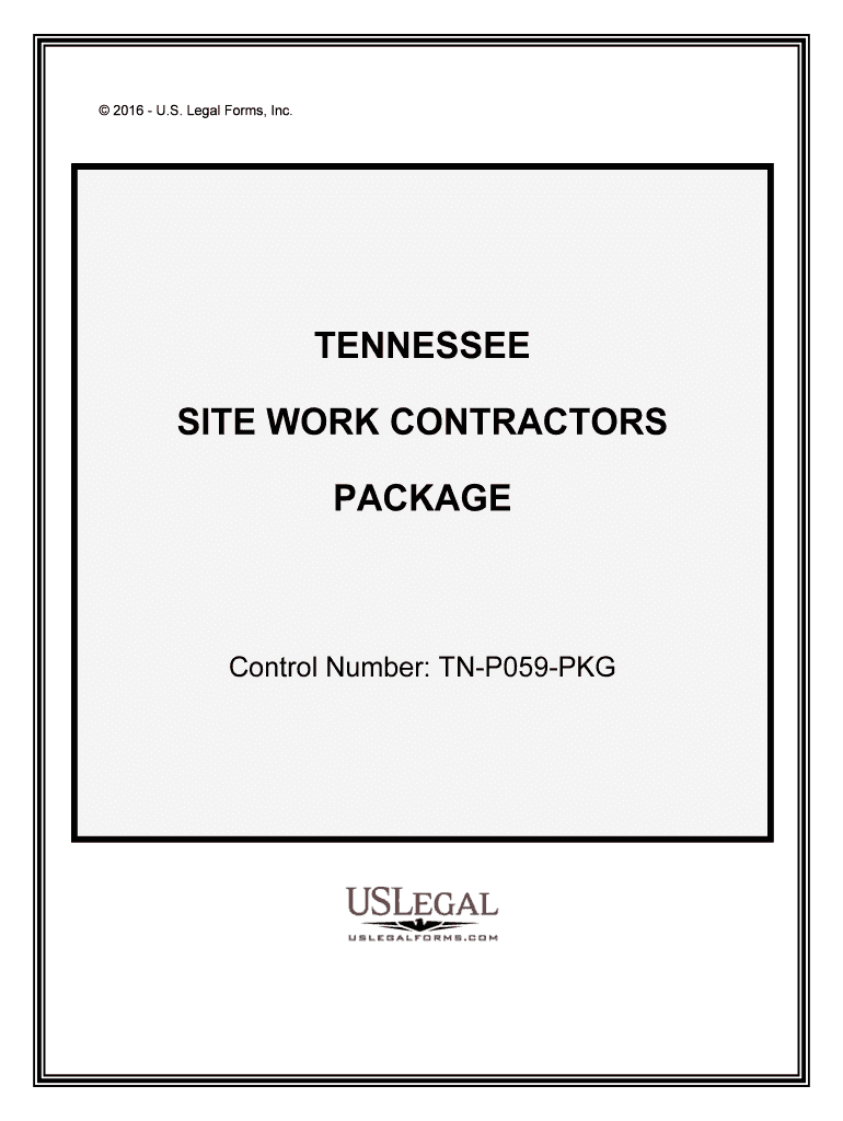 Control Number TN P059 PKG  Form