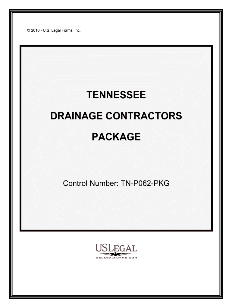 Control Number TN P062 PKG  Form