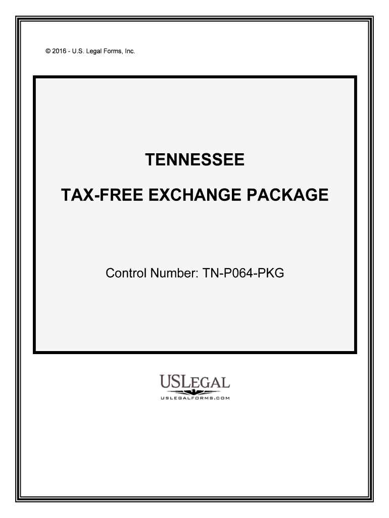 Control Number TN P064 PKG  Form