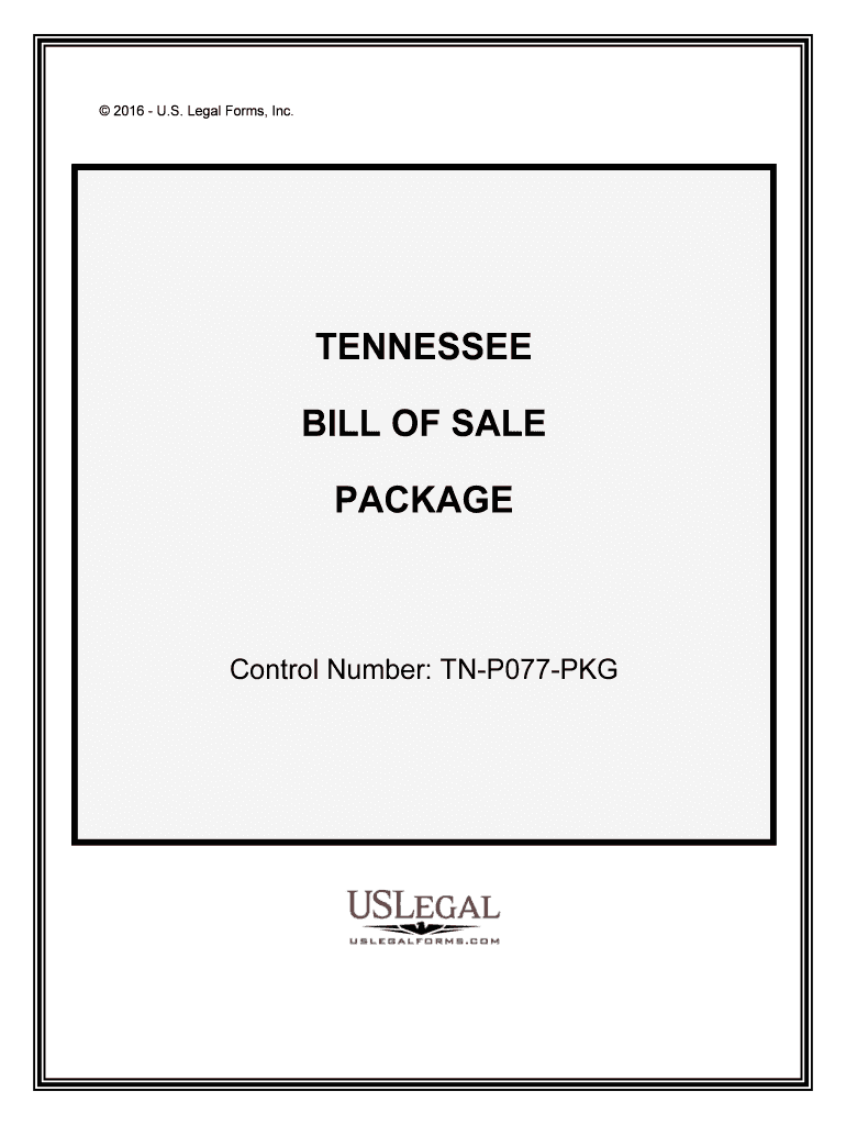 Control Number TN P077 PKG  Form